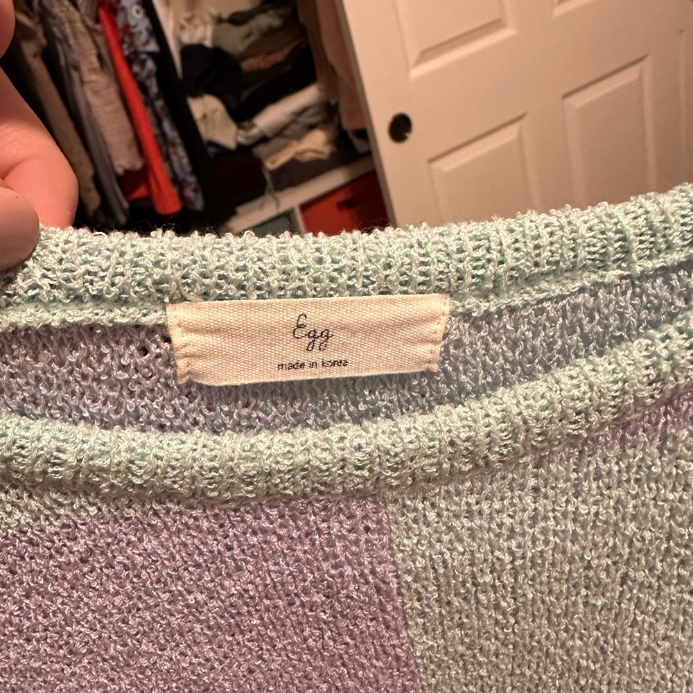 Source Unknown Loose Checker Pullover - image 4